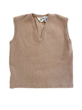 VINTAGE Virgin Wool V-Neck Sweater Vest - Port's International